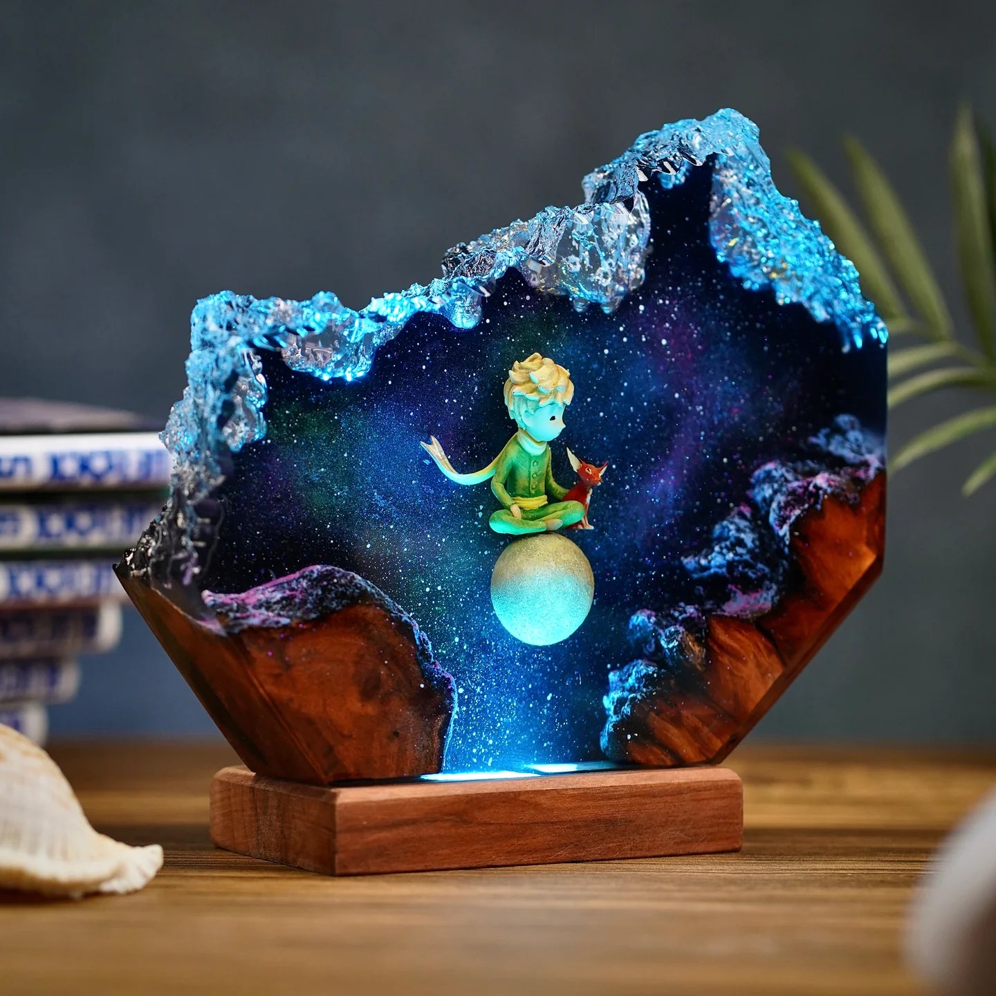 Le Petit Prince & The Fox Resin lamp