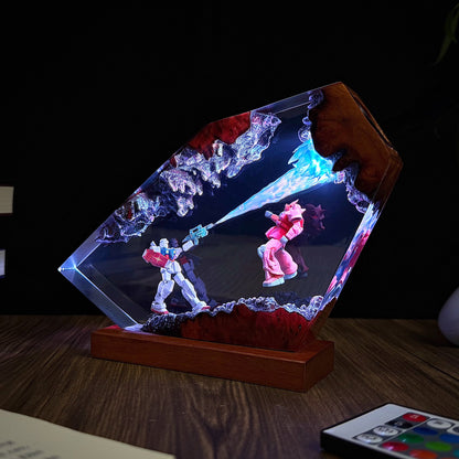 Gundam Combat Resin lamp