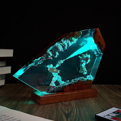 Gundam Combat Resin lamp