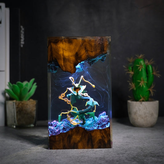 Rayquaza Pokemon Resin lamp