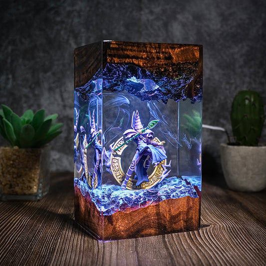 Dark Magician Yu Gi Oh Resin lamp