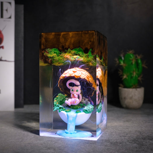 Mew Pokemon Resin lamp