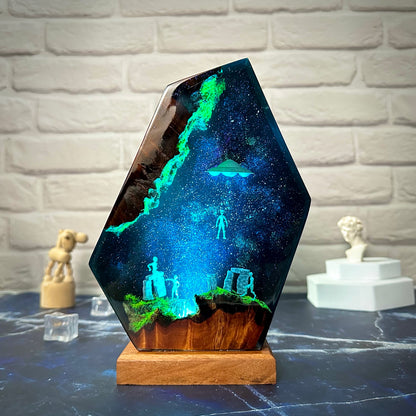 Galaxy Epoxy Resin Lamp