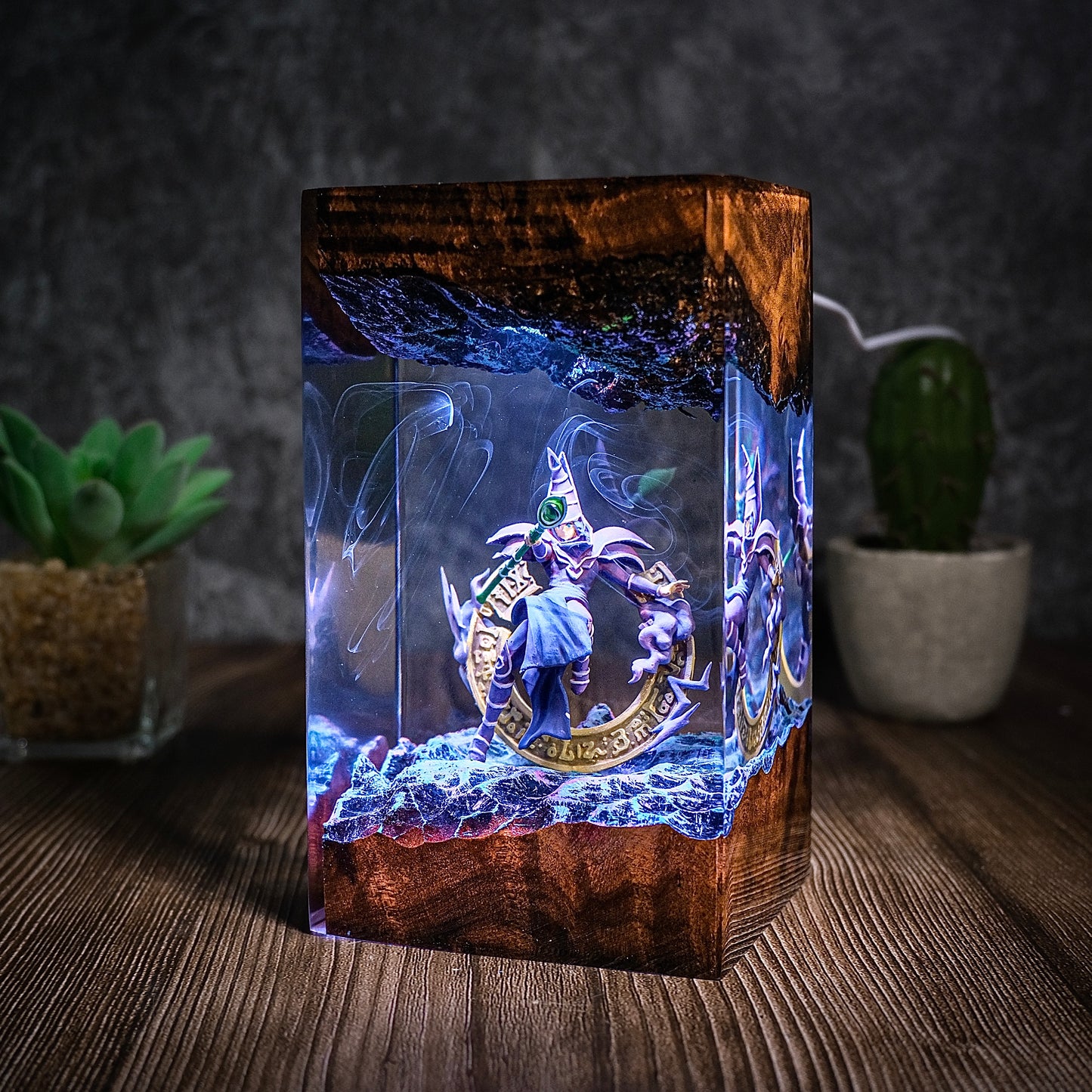 Dark Magician Yu Gi Oh Resin lamp