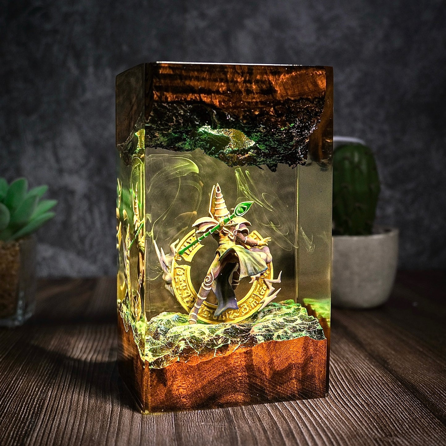 Dark Magician Yu Gi Oh Resin lamp