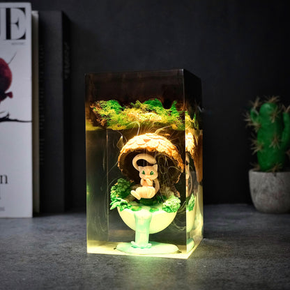 Mew Pokemon Resin lamp