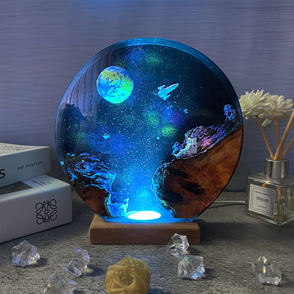 Galaxy Epoxy Lamp