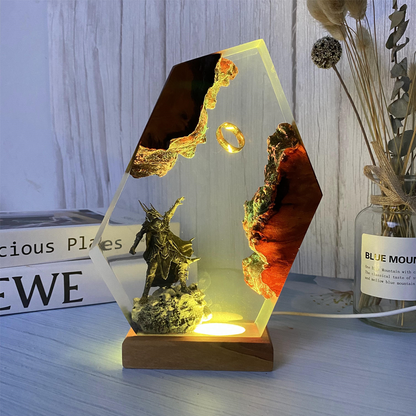 Lord Of The Rings Resin Lamp