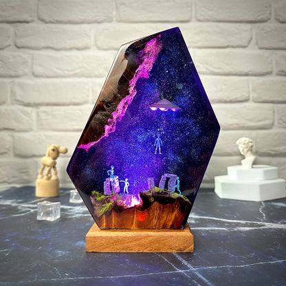 Galaxy Epoxy Resin Lamp