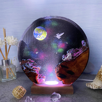 Galaxy Epoxy Lamp