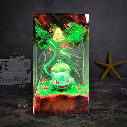 Bulbasaur resin lamp epoxy lamp