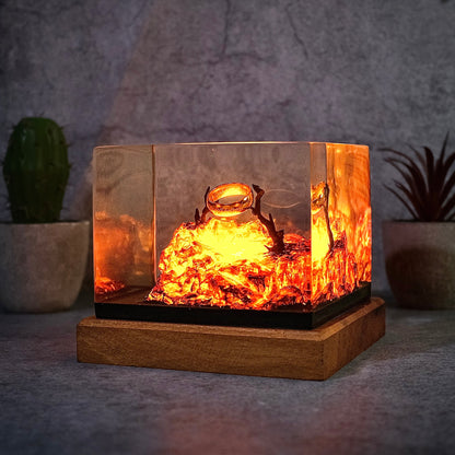 Lava Lord of the rings Resin lamp