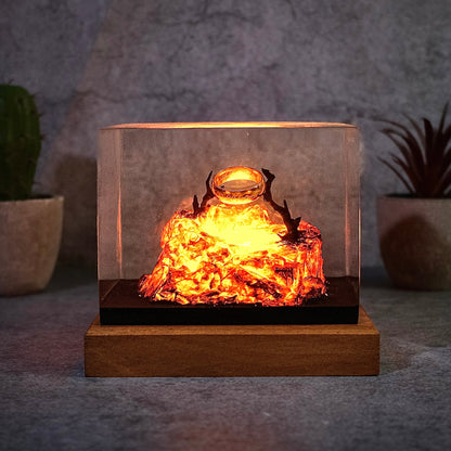 Lava Lord of the rings Resin lamp