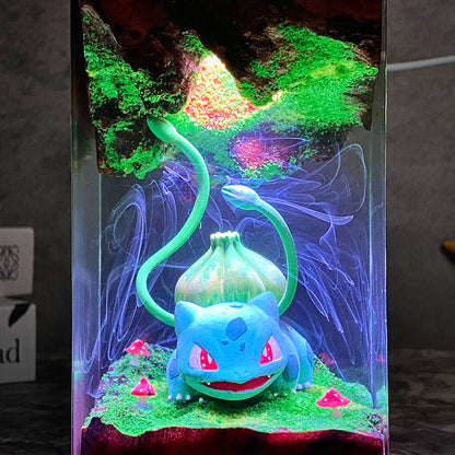 Bulbasaur resin lamp epoxy lamp