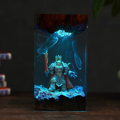 Emperor of The Mankind - Warhammer Resin lamp