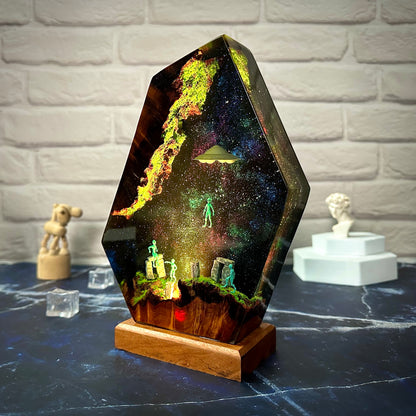 Galaxy Epoxy Resin Lamp