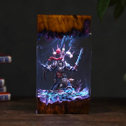 Chaotic Marine Warhammer Resin lamp