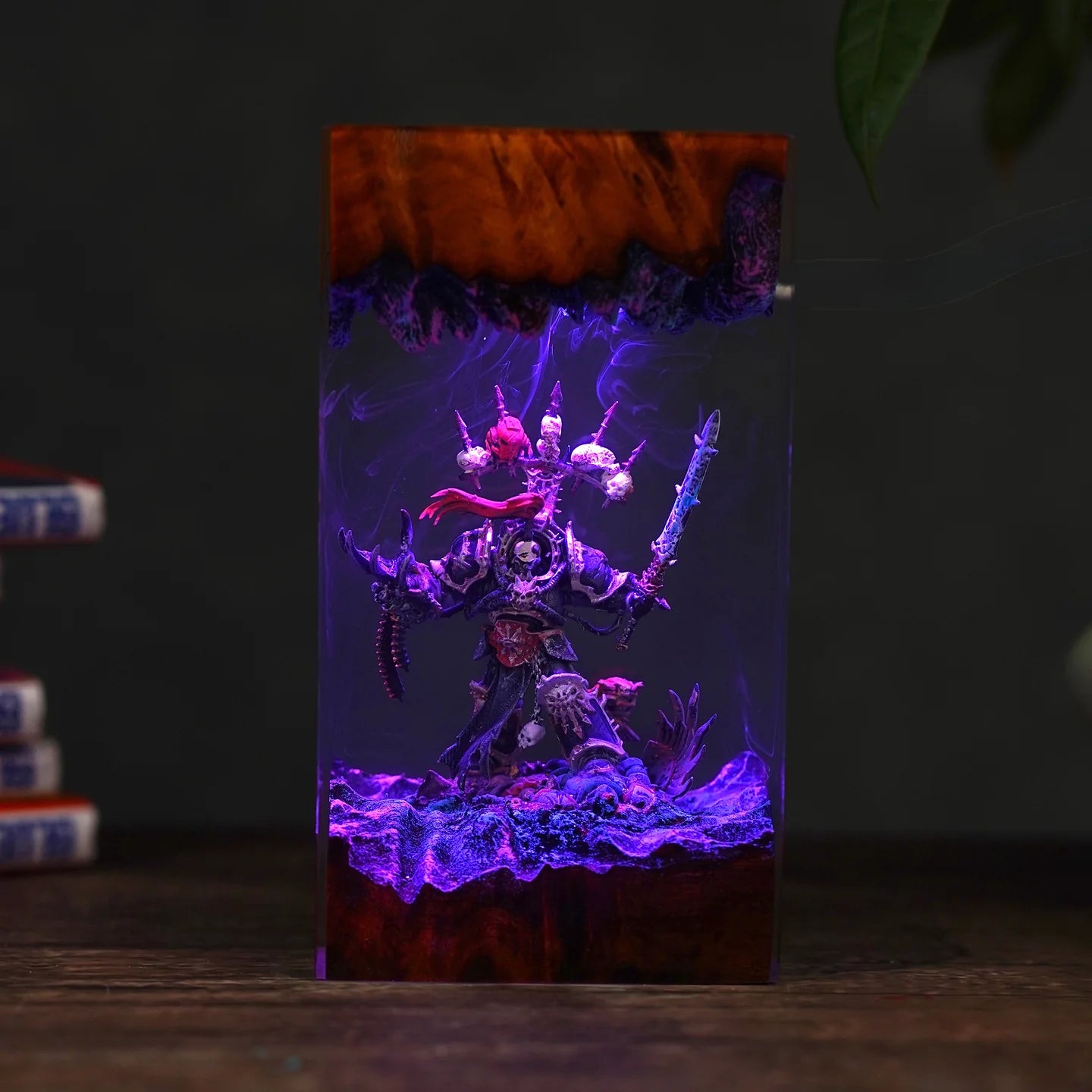 Chaotic Marine Warhammer Resin lamp