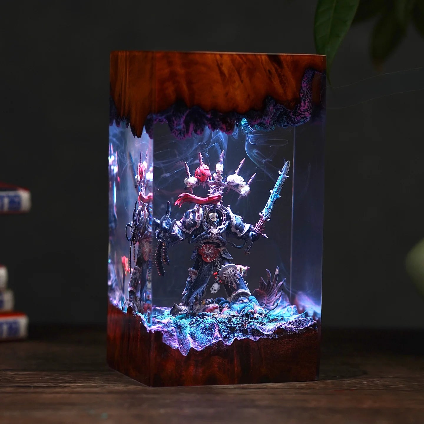Chaotic Marine Warhammer Resin lamp