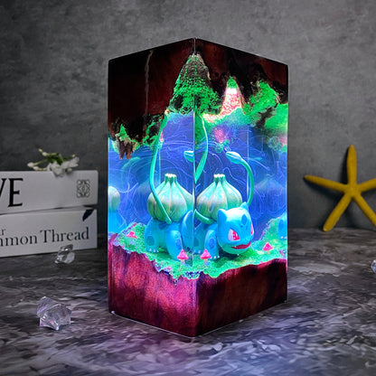 Bulbasaur resin lamp epoxy lamp