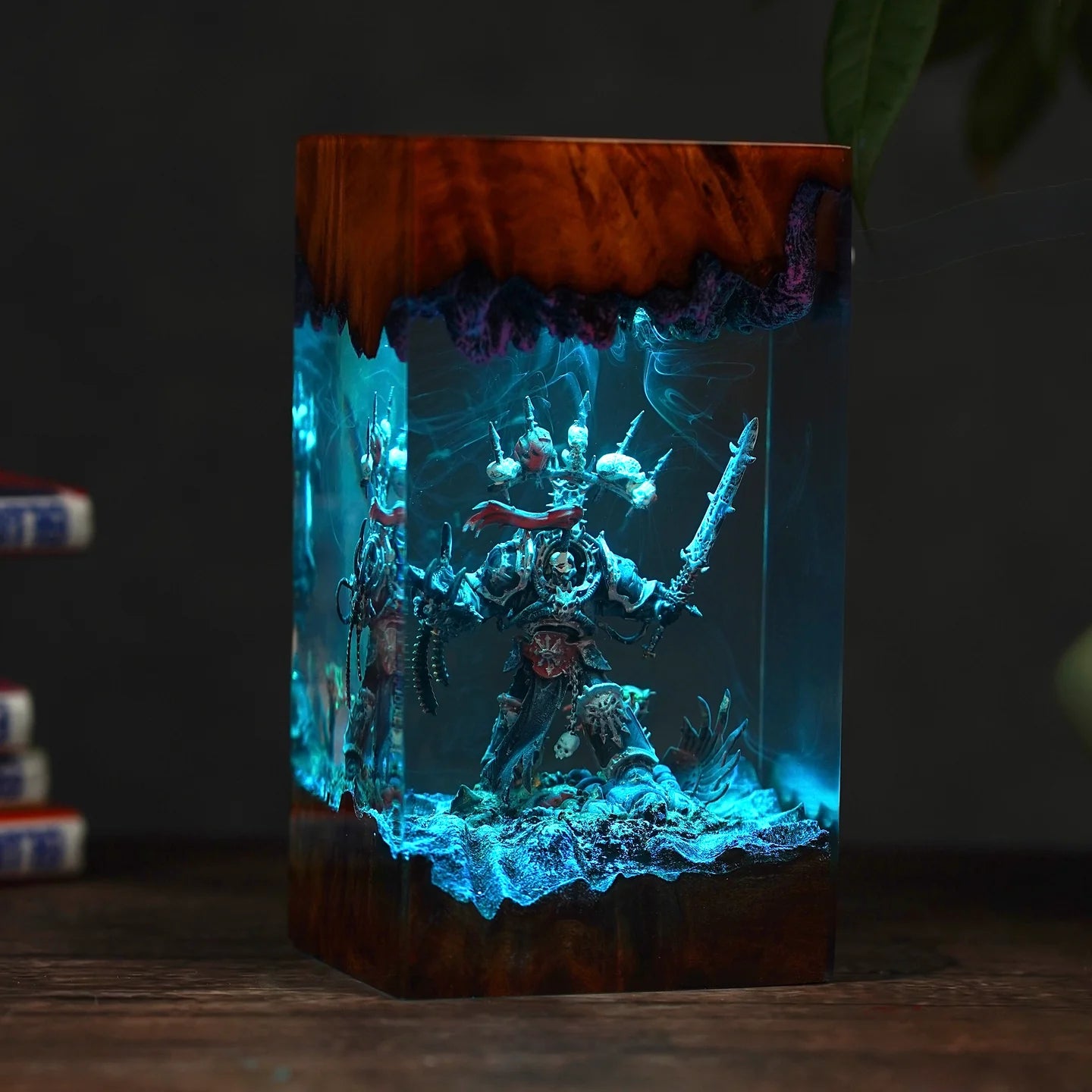 Chaotic Marine Warhammer Resin lamp