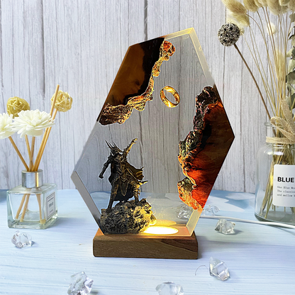 Lord Of The Rings Resin Lamp