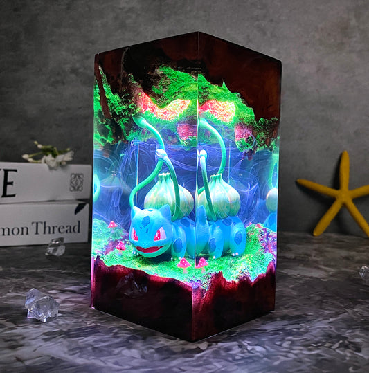 Bulbasaur resin lamp epoxy lamp