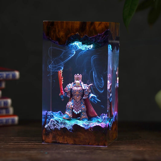 Emperor of The Mankind - Warhammer Resin lamp