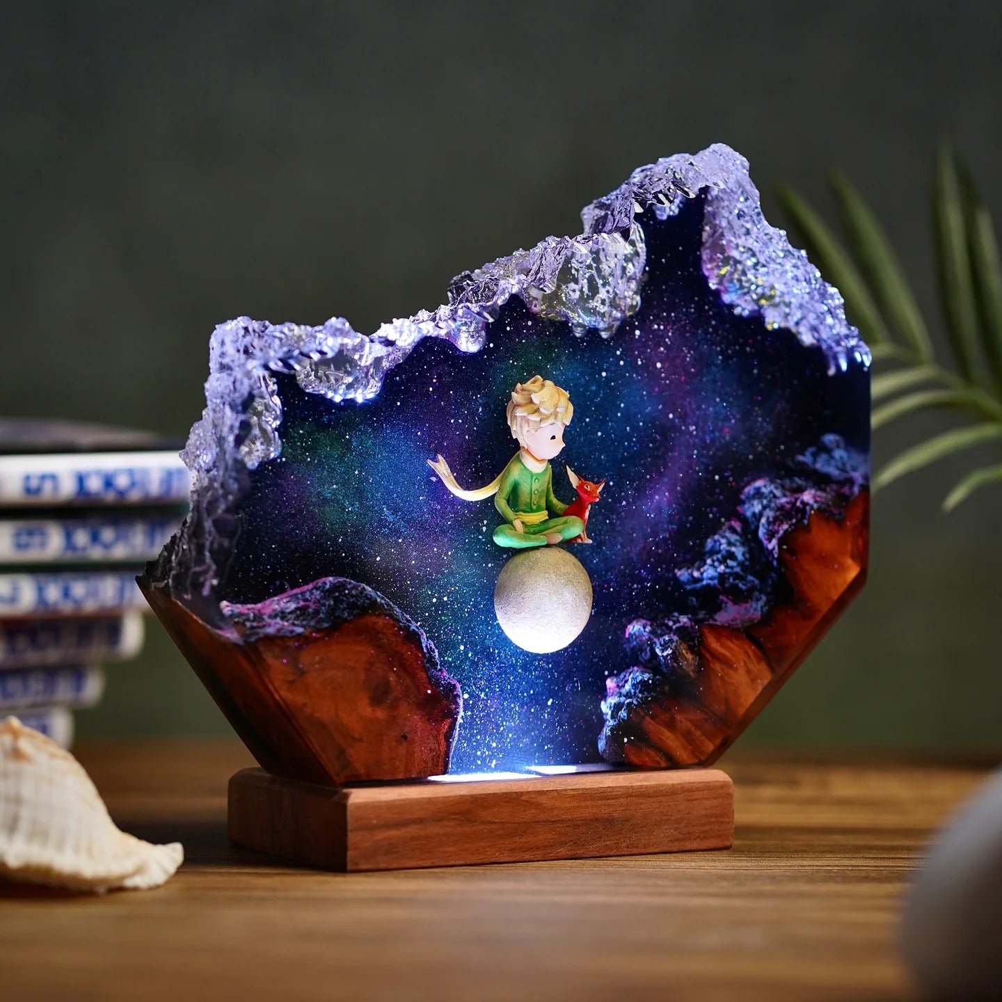 Le Petit Prince & The Fox Resin lamp