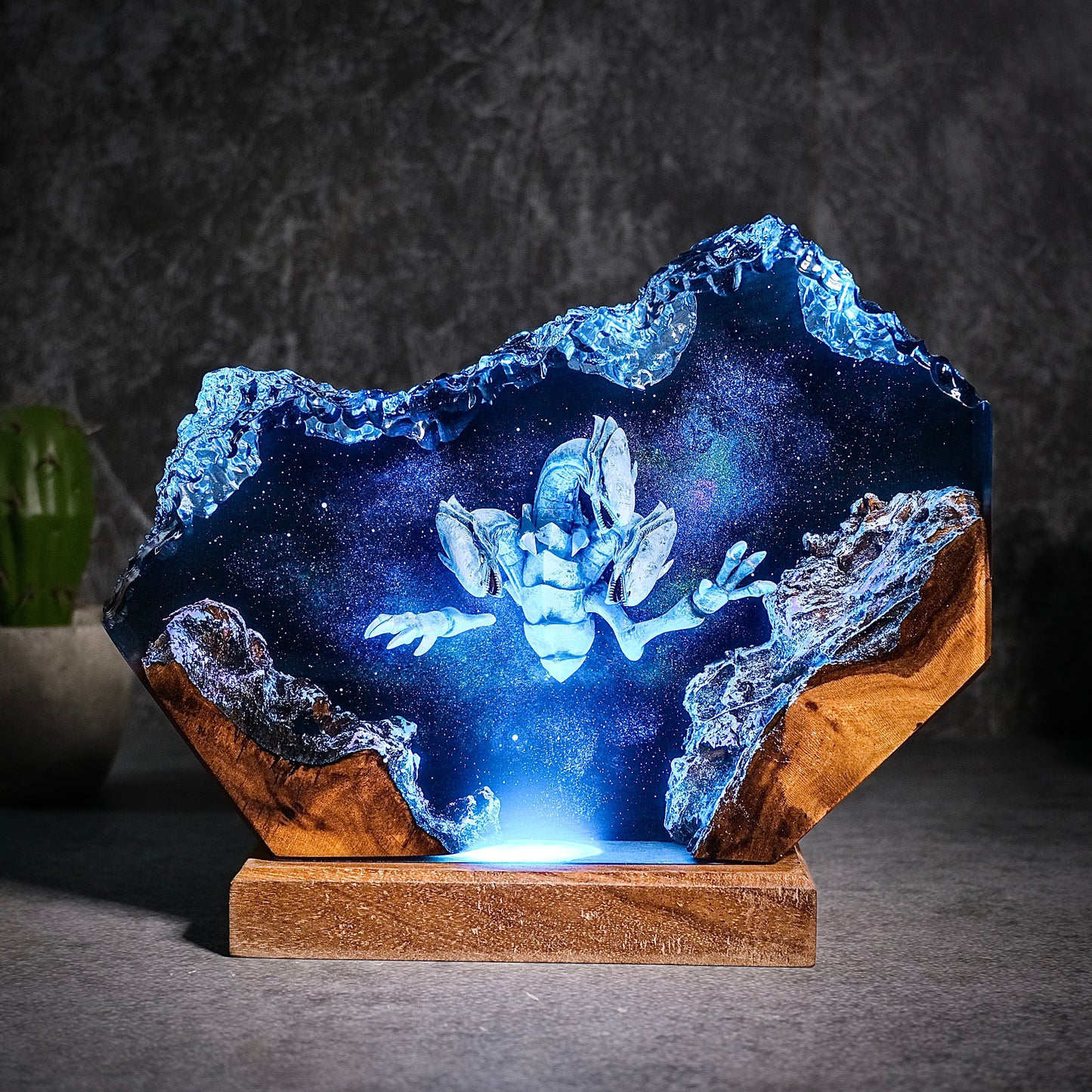 Blue Eyes Ultimate Dragon Resin lamp