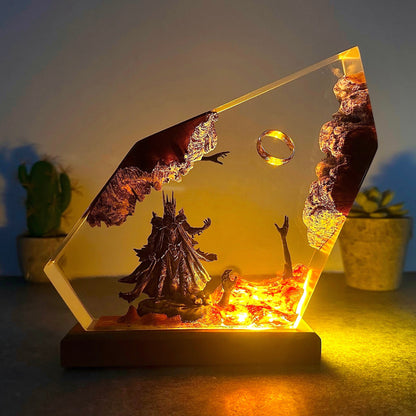 Lord Of The Rings Resin Lamp 2