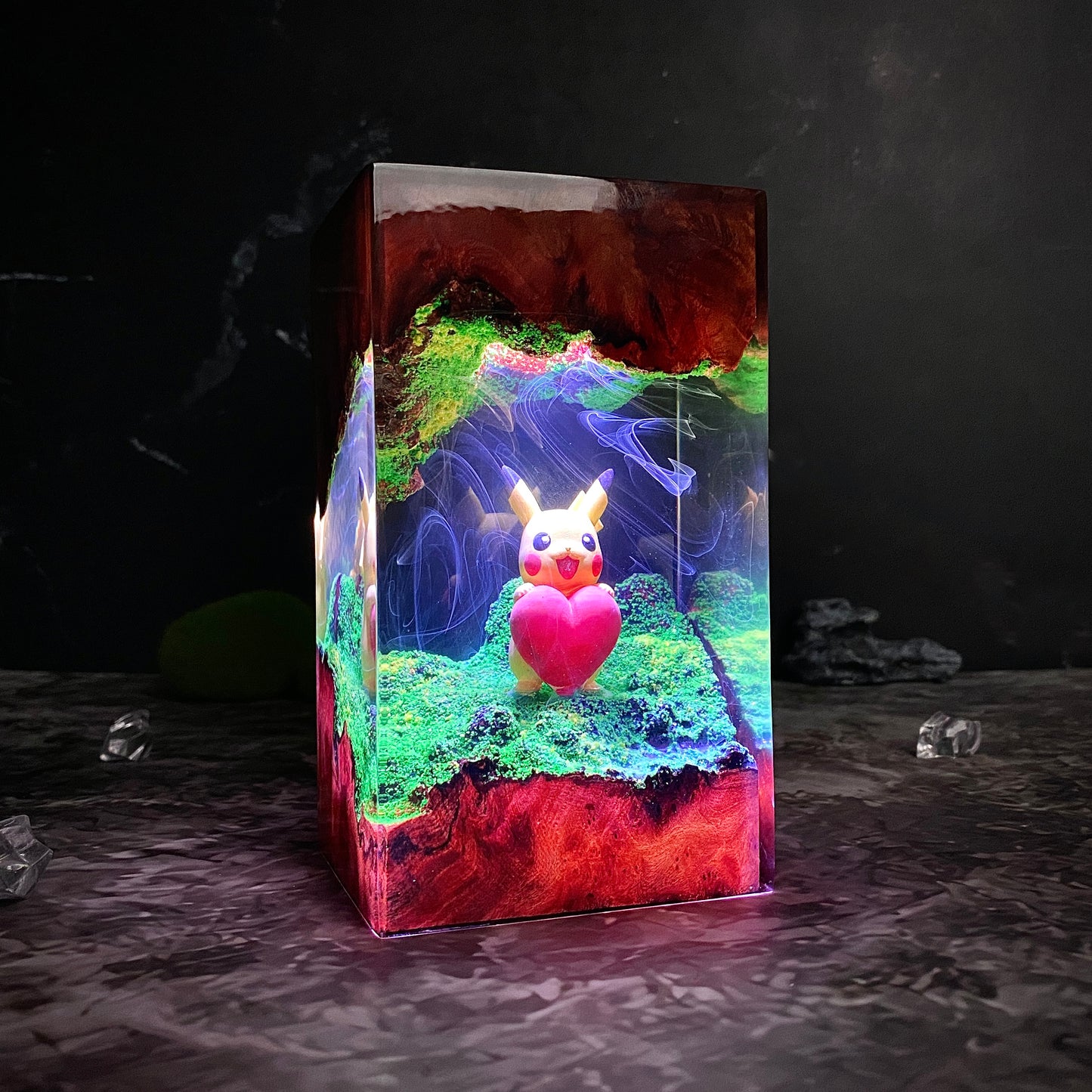 PIKACHU Resin wood Lamp