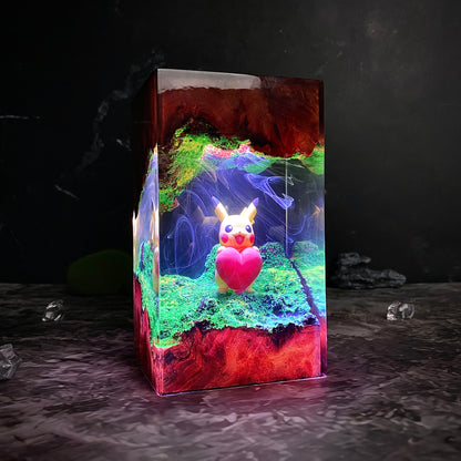 PIKACHU Resin wood Lamp