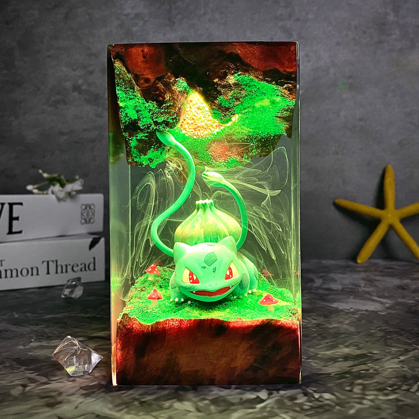 Bulbasaur resin lamp epoxy lamp