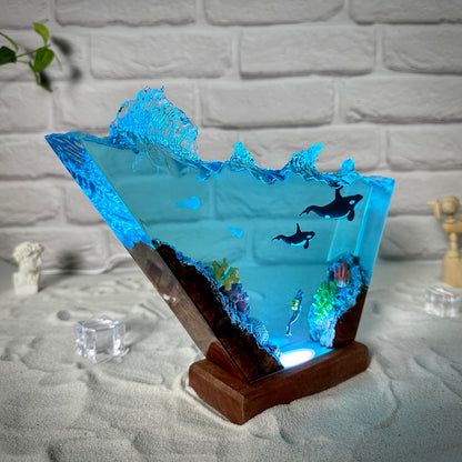 Blue Dolphin and The Sea Lamp