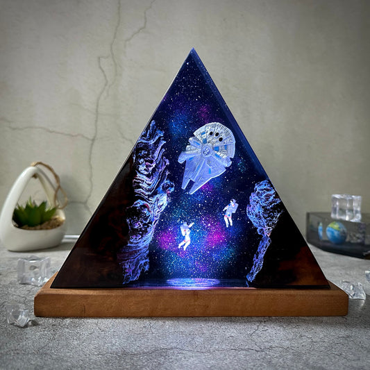 Galaxy Resin Lamp