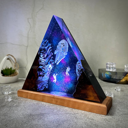 Galaxy Resin Lamp