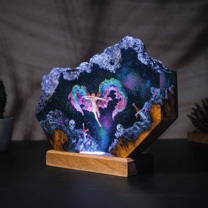 Malenia in the Space Resin lamp