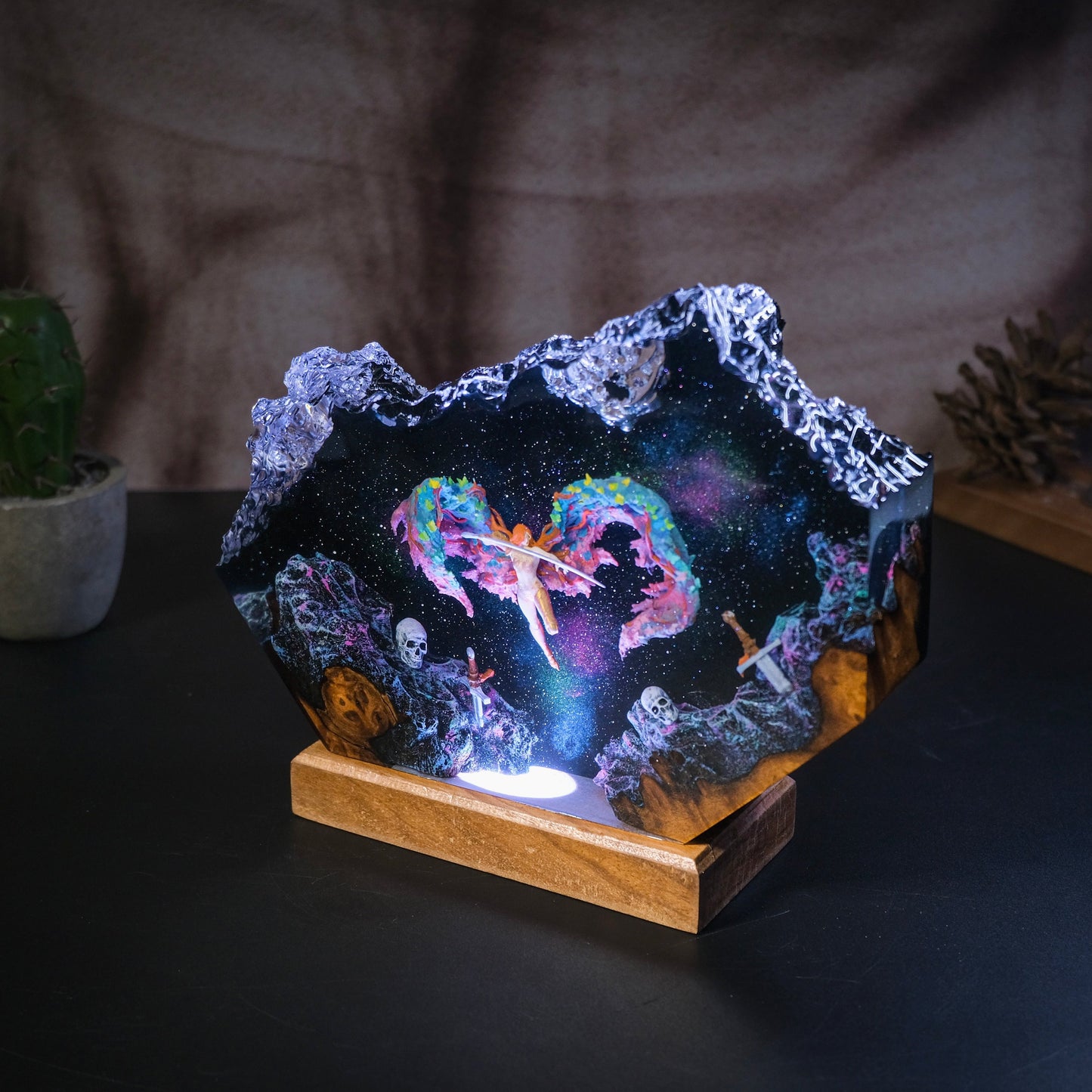 Malenia in the Space Resin lamp