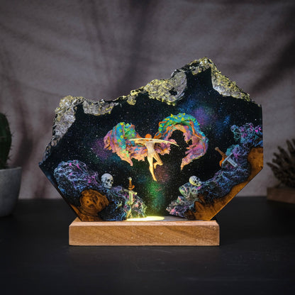 Malenia in the Space Resin lamp