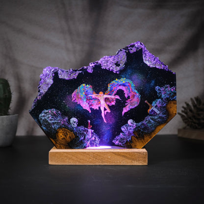 Malenia in the Space Resin lamp