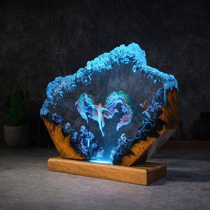 Malenia Fly in the War sky Resin lamp