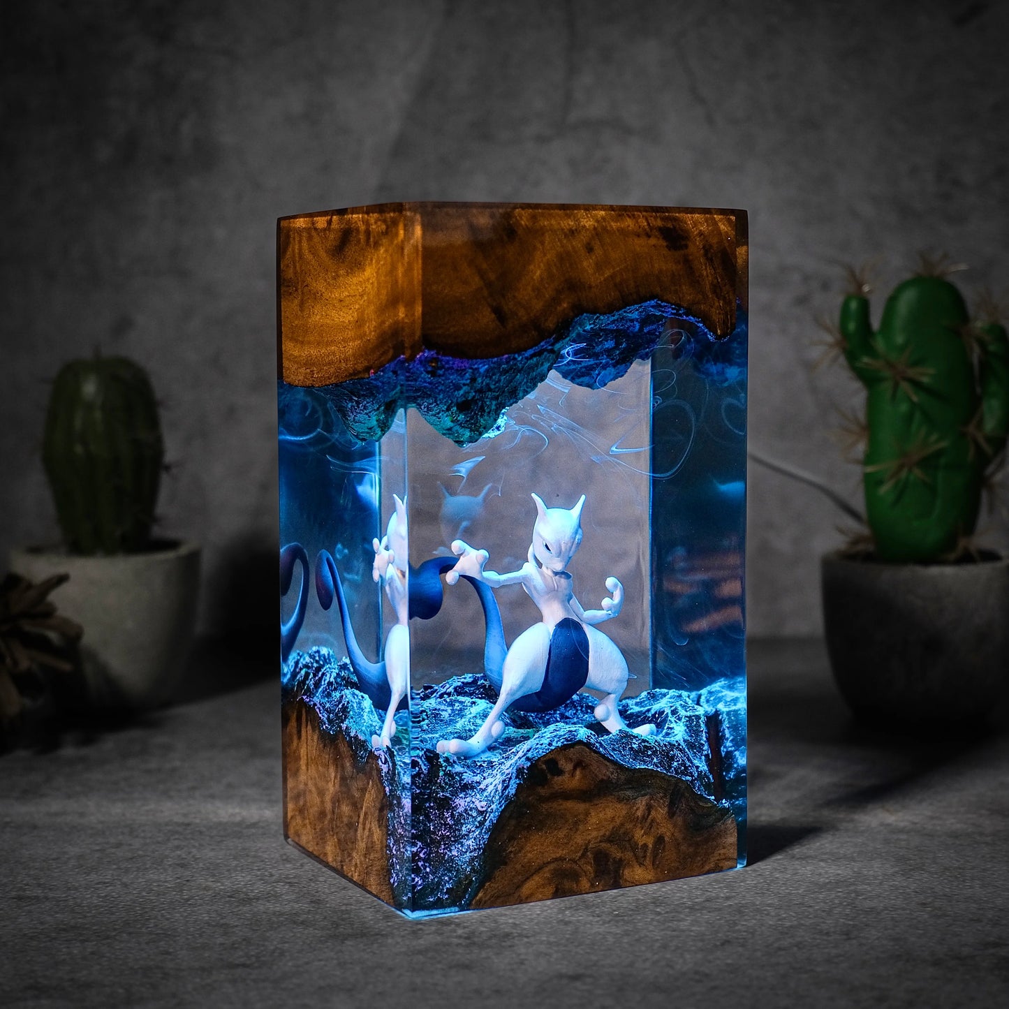 Mewtwo Pokemon Resin lamp