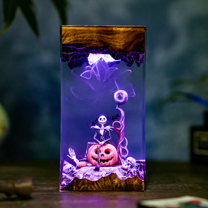 Hallowen Resin Lamp