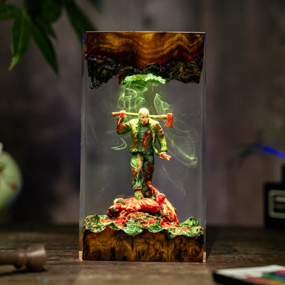 Jason Horror Scene Resin Lamp