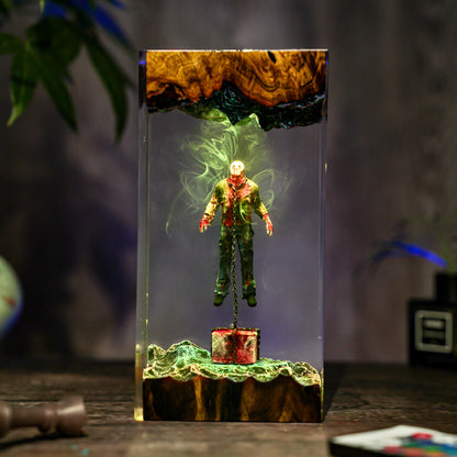 Jason Horror Scene Resin Lamp