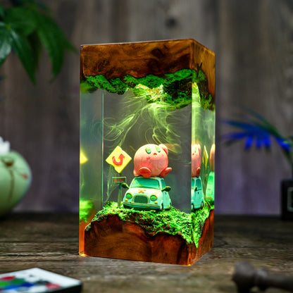 Kirby Resin lamp