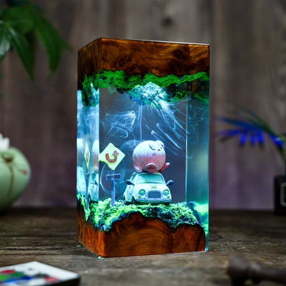 Kirby Resin lamp