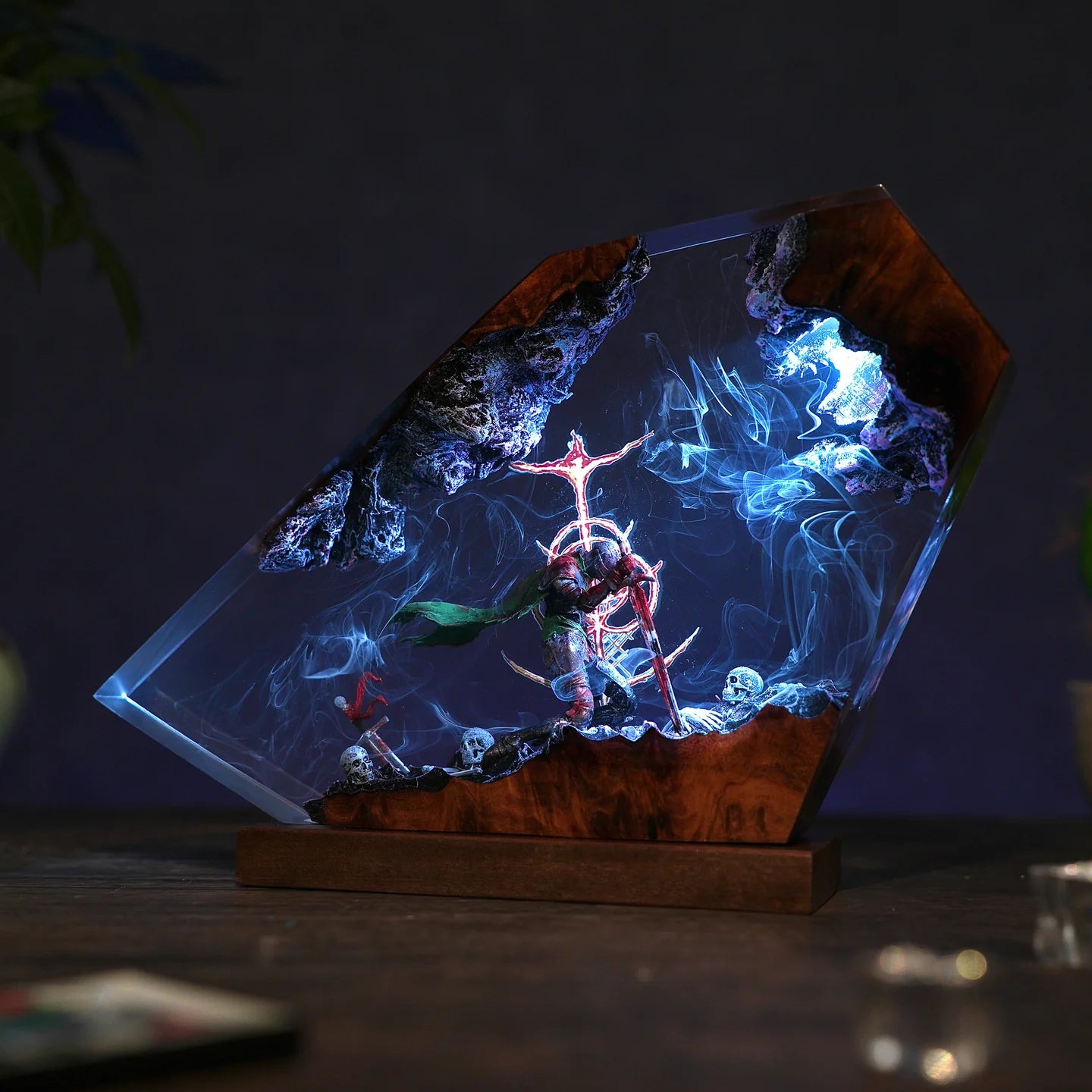 Maliketh, the Black Blade Elden Ring Resin Lamp