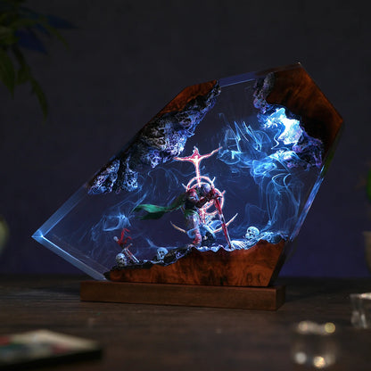 Maliketh, the Black Blade Elden Ring Resin Lamp